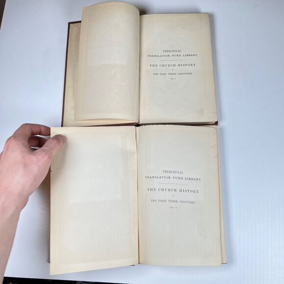 THE CHURCH HISTORY of THE FIRST THREE CENTURIES DR FERDINAND C BAUR Vol 1-2 1879 - Picture 8 of 14